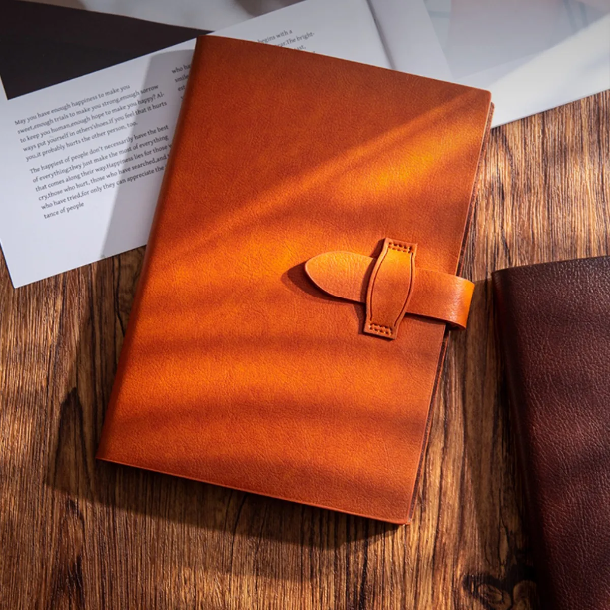 2026 New Crafted from premium leather, this A5 notebook offers a luxurious feel and durable construction for daily use. - view 6