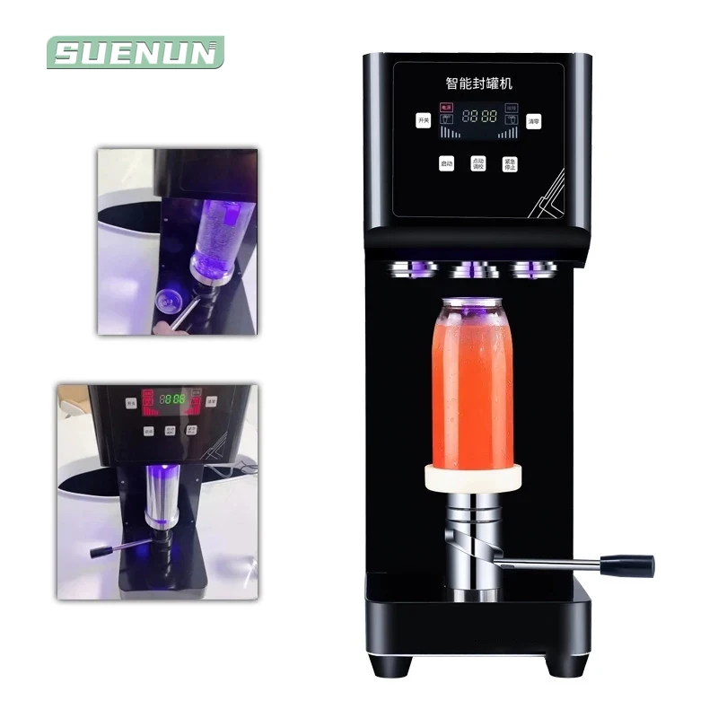 Can Sealing Machine Beverage Bottle Sealing Machine Milk Tea/Coffee Can Sealing Machine Beverage Sealing Machine 220V