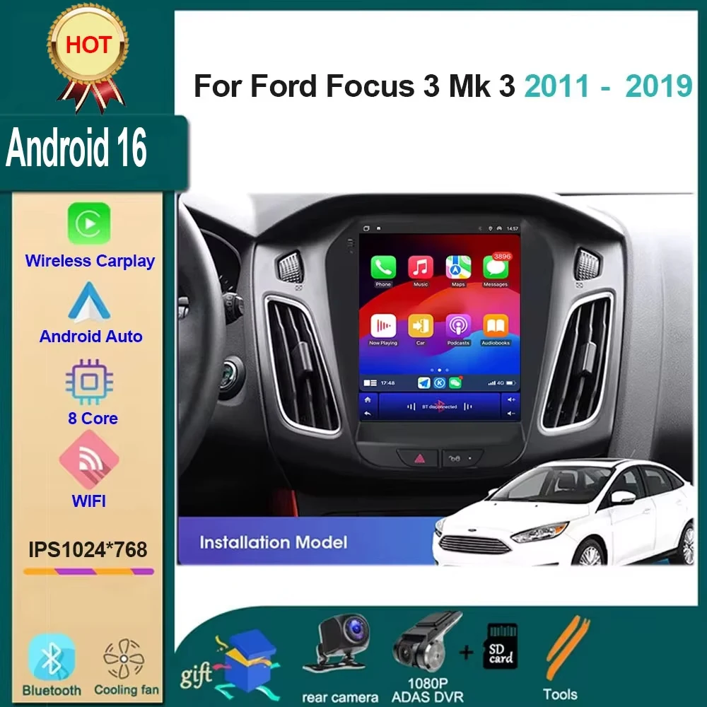 9.7 Inch For Peugeot 301 2014  - 2019 Citroen/Elysee Android 16 Car Stereo Radio Multimedia Video Player WIFI GPS Carplay WIFI