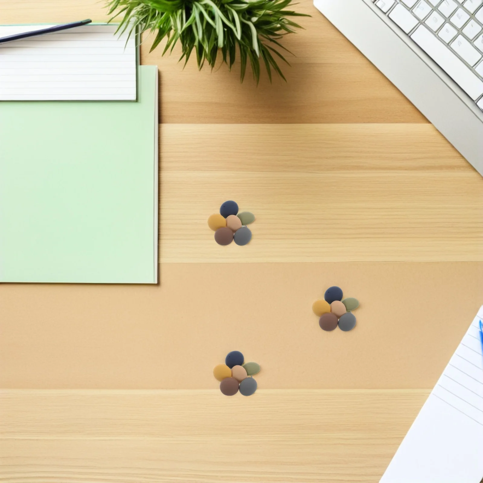 

30Pcs Office Thumb Tacks Matte Semi-Round Metal Push Pins for Cork Board Bulletin Wall Map Picture Frame DIY Decorative