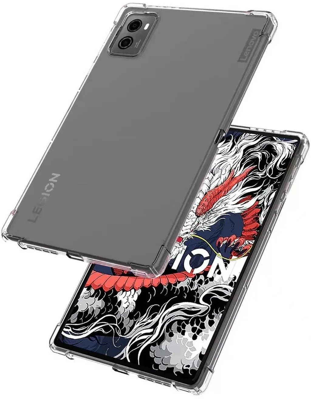 

For Lenovo Legion Y700 2025 TB-321FU Transparent Case Tablet Back Case For Legio Y700 2023 TB-320FU Soft TPU Airbag Cover