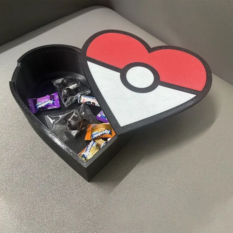 Hot Pokemon Poke Ball Snack Tray Desktop Storage Box Coffee Table Snack Remote Control Storage Box Decoration Gift Box view 5