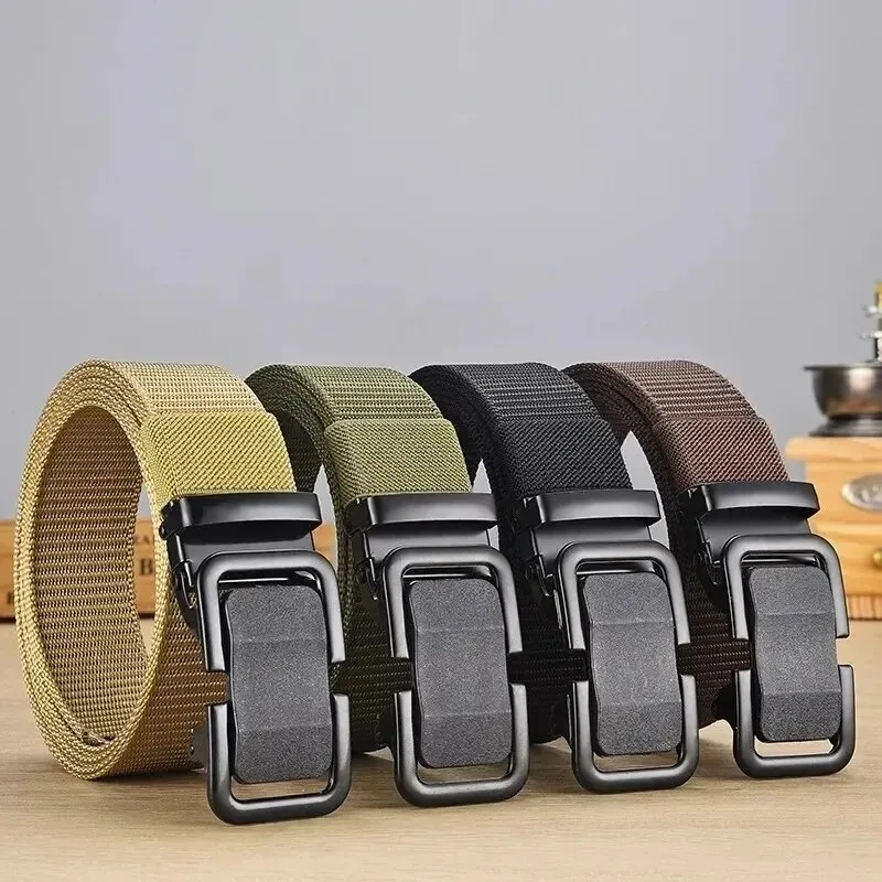 

Ratchet Belts for Men, Tactical Belts for Men, Nylon Groove Belt Strap with Adjustable Buckle for Mens Belts Casual