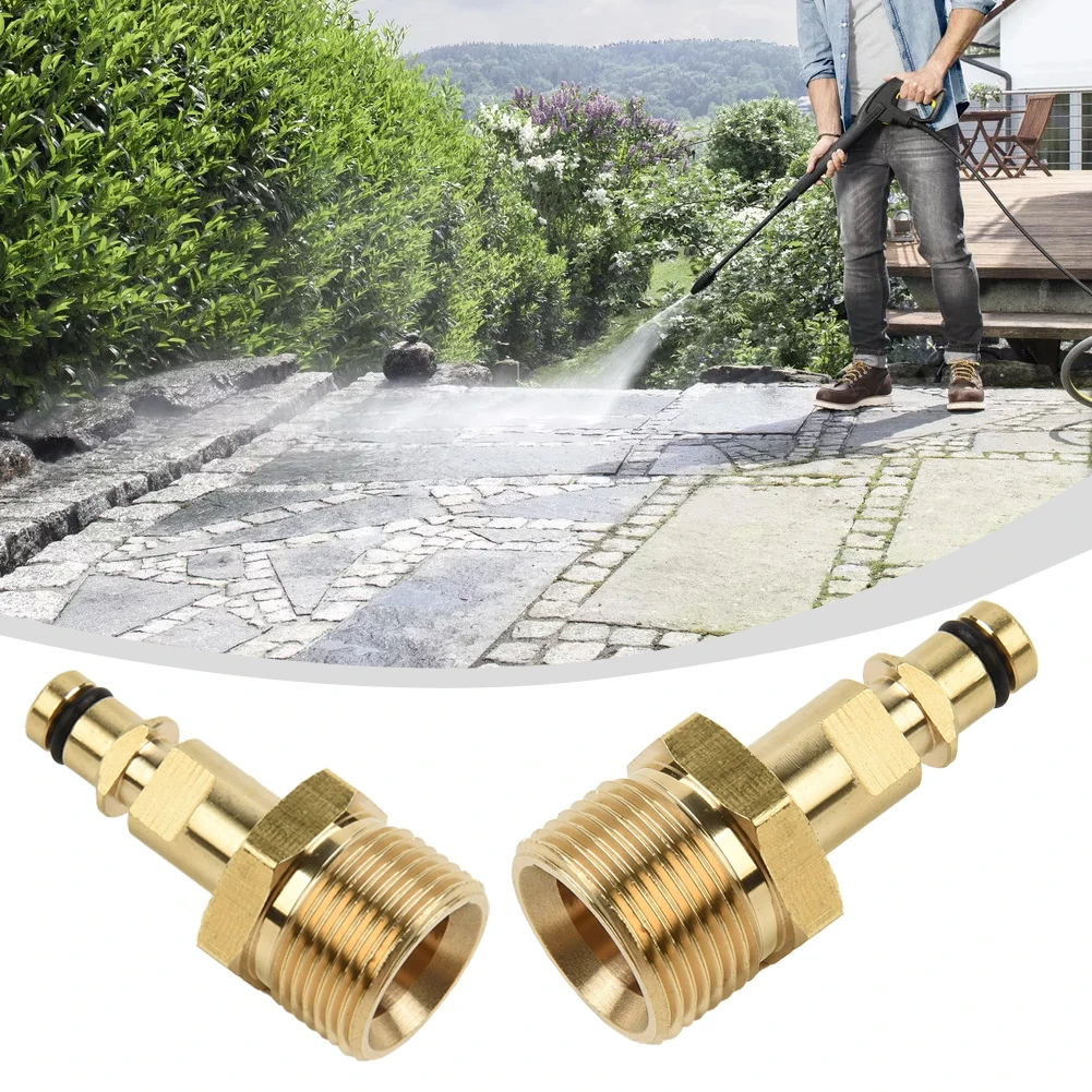 High Pressure Washer Hose Adapter M22 High Pressure Pipe Quick Connector Converter Fitting Quick Connect Plug-In Nipple