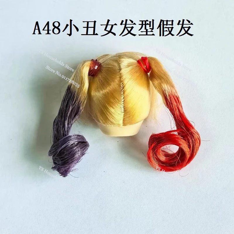 24가지 스타일 YMTOYS GACTOYS 슈퍼 덕 1/6 여성 헤드 스컬프트 교체 가능한 헤어 가발 장난감 액세서리 12인치 액션 피규어 장식용