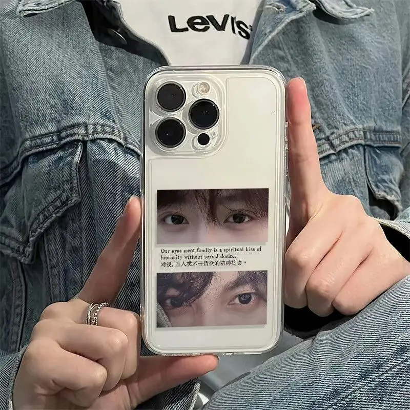 おしゃれなエステティックアイ英語スマホケース iPhone 17 16 15 14 13 12 11ProMax XR XS MAX 8PLUS MINI INS対応 透明カバー