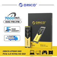 ORICO O7000 PCIe4.0 7400MB/S PS5 Gaming M.2 NVMe SSD Internal Solid State Drive M.2 M Key 2280 SSD for Content Creators