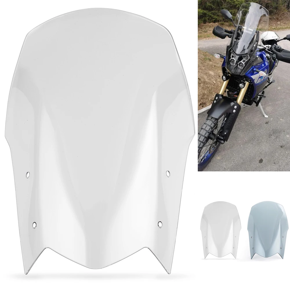 

For Yamaha Tenere 700 XT700Z 2019-2024 Tenere 700 Tenere700 Windshield Motorcycle Windscreen Motorbike Wind Deflector Protector