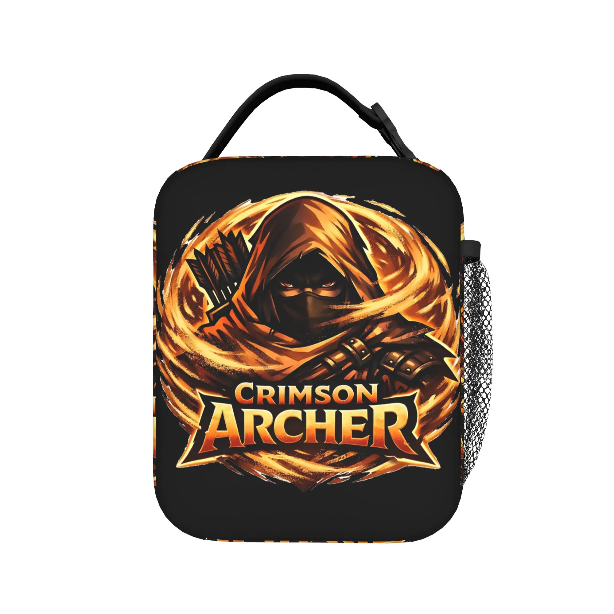 Crimson Desert  Crimson Archer Mortal Kombat Insulated Lunch Bag Large Cooler Bag Tote Lunch Box Office  Travel Food Bag