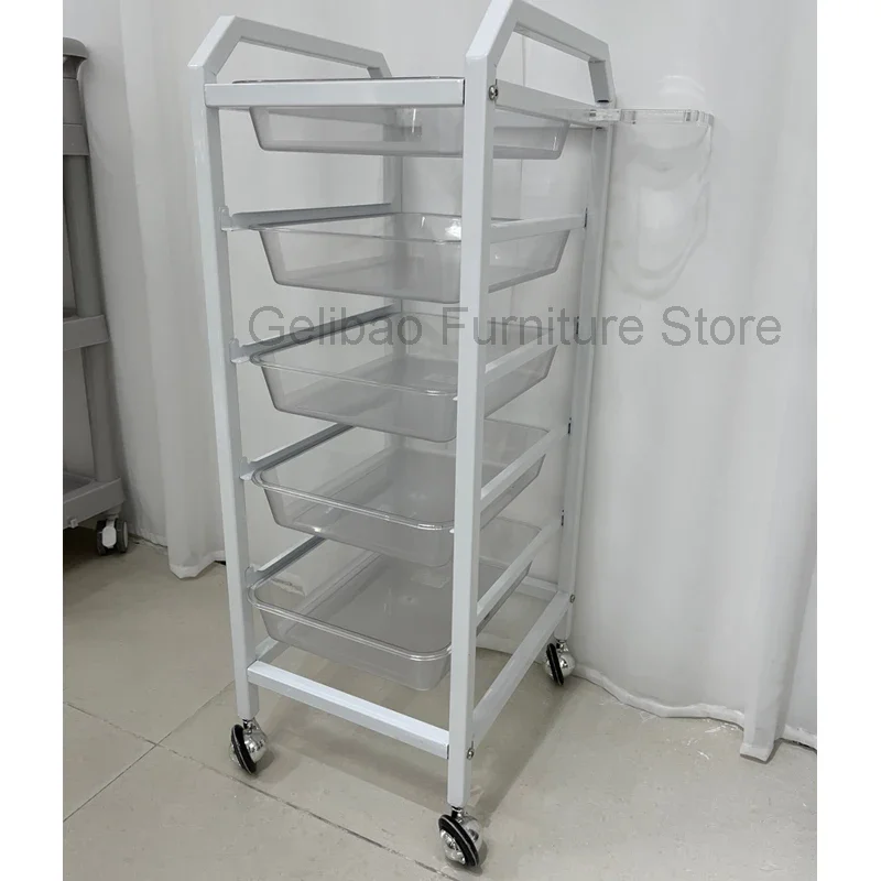Salon Trolley Cart Drinks Hairdressing Utility Barber Station Delivery Multifunctional Carrello Estetista Medical Spa Dental