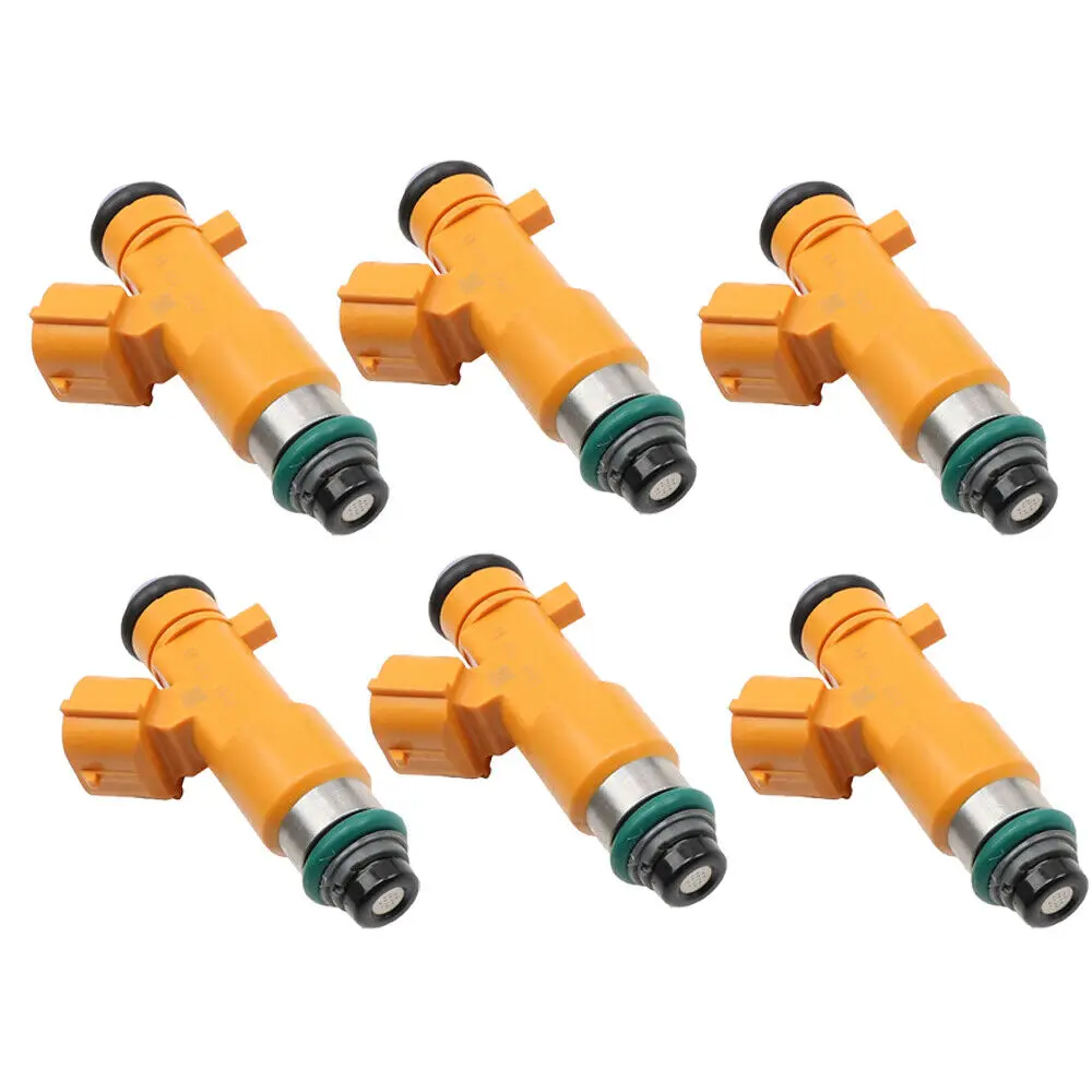 6Pcs Fuel Injector for Nissan Pathfinder Frontier Xterra Suzuki Equator V6 3.7L 4.0L 2008-2017 16600-EY00A 16600EY00A