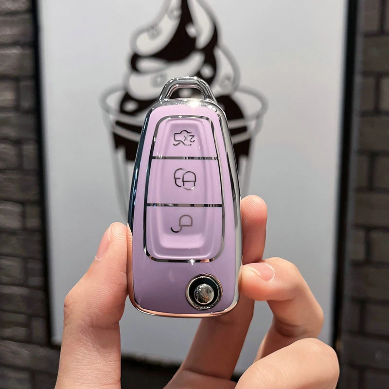 

Новый мягкий чехол для автомобильного ключа из ТПУ, брелок для Ford Ranger Mondeo Focus Galaxy C-Max S-Max Transit Tourneo, сумка для аксессуаров на заказ