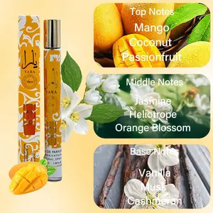 2 قطعة 35 مل يارا للعطور الفاخرة العلامة التجارية الفاخرة عطر دائم للذكور والإناث عطر رذاذ الأزهار أو دي بارفان كولونيا عطر محمول أفضل 10 عطور مستوردة أصلية - رقم 10