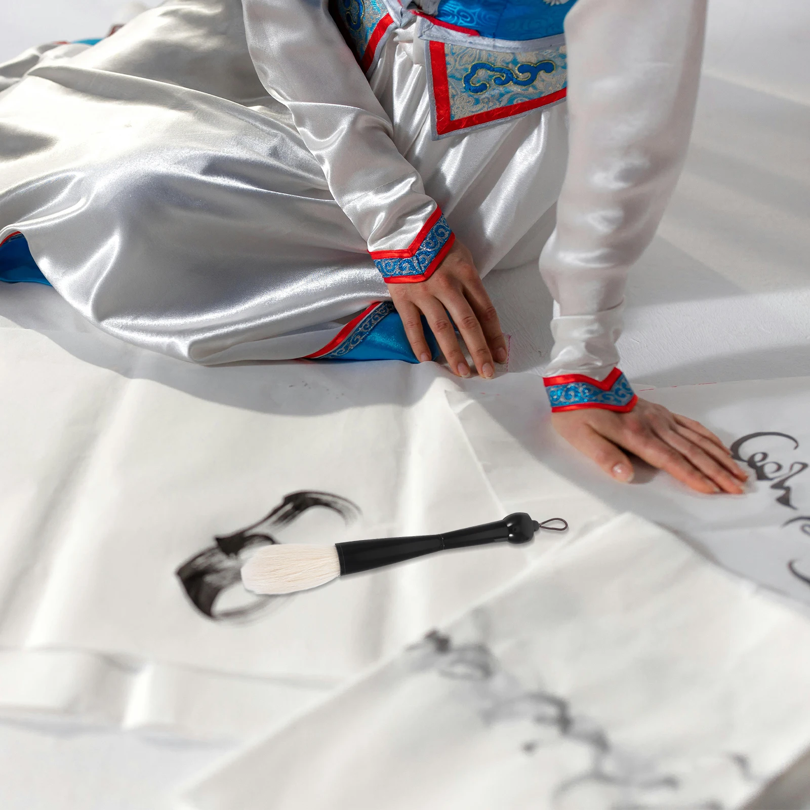 

Chinese Calligraphy Brush 2.5inch Soft Hair Traditional Ink Brush for Painting Calligraphy Writing Watercolor Artistic