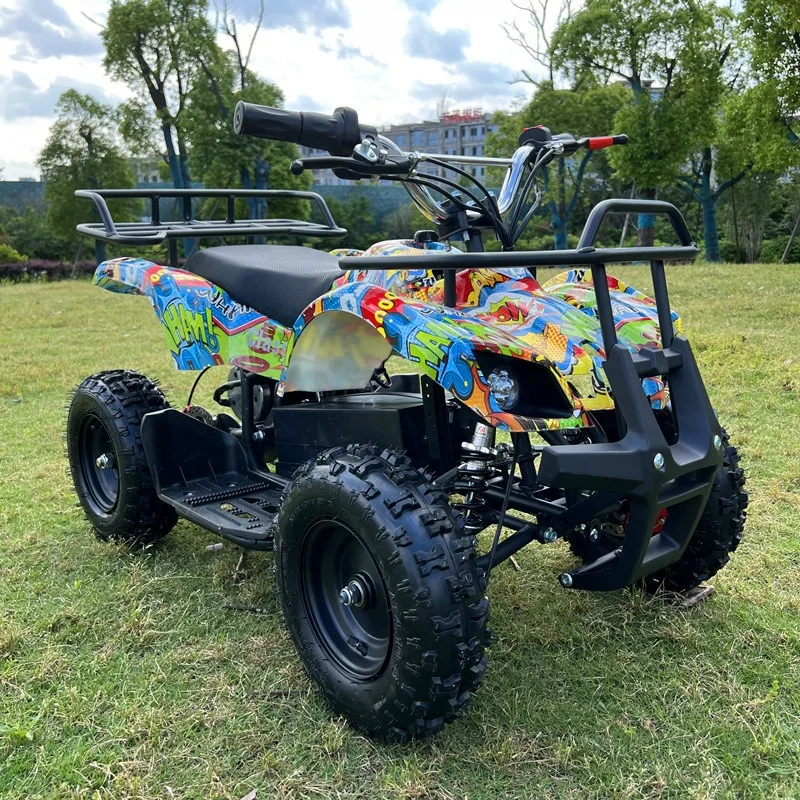 Mini Electric Quad Bike ATV for Kids with Automatic Transmission and Chain Drive