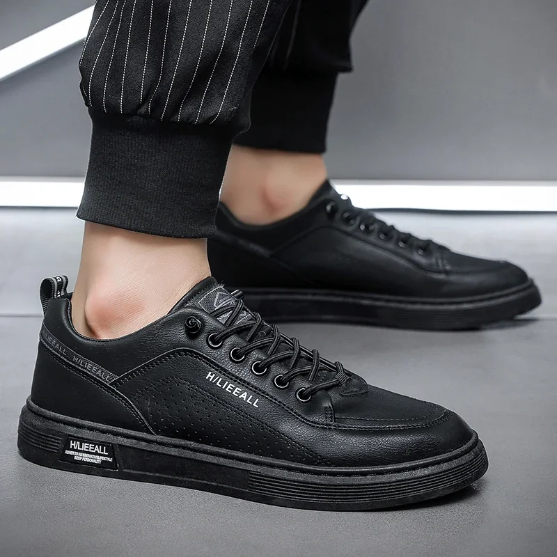 

New Comfortable Low Flat Flat Solid Color Non-slip Lightweight New Casual Men's Outdoor Sports Shoes Vulcanized Shoes