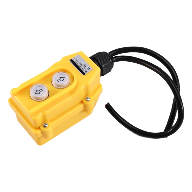 신선한 COB-21 버튼 스위치, 전기 호이스트 3상 크레인 구동 와이어 호이스트가 있는 직접 제어 스위치