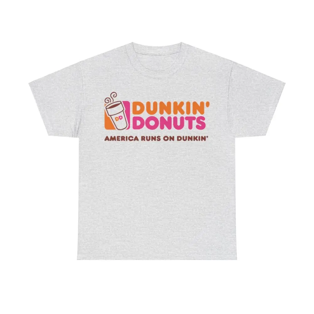 Dunkin’ Donuts T-shirt vintage  coffee gift retro  Heavy Cotton Tee   Tees High Quality 100%Cotton Short Sleeve