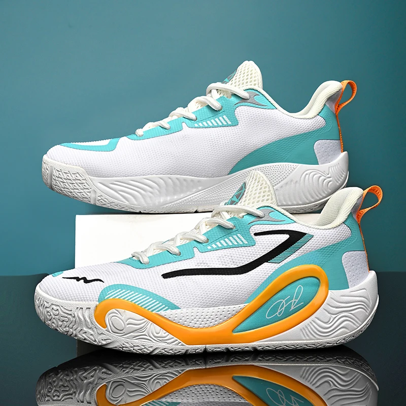 Outdoor Sport Flooring - Unisex Paar Low-Top Basketballschuhe Rutschfest Langlebig