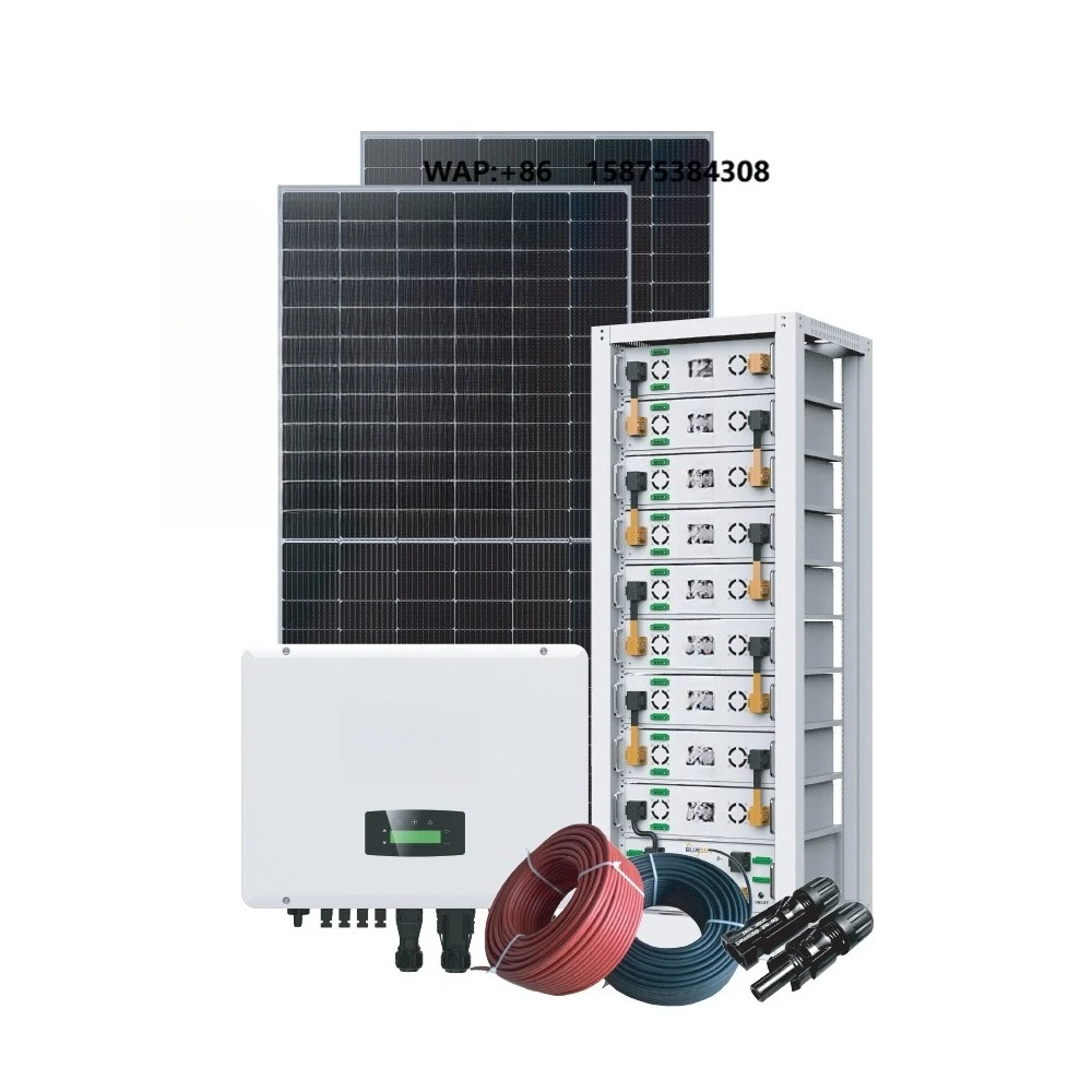 Bluesun Complete Solar Energy System 20KW 30KW  Solar Kit Home Power Hybrid Solar Power System with LiFePO4 Lithium Battery