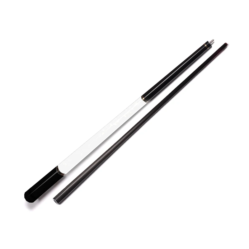SW 145cm Carbon Fiber Pool Cue, 12.5mm Low Deflection Tip, for Snooker & Billiard