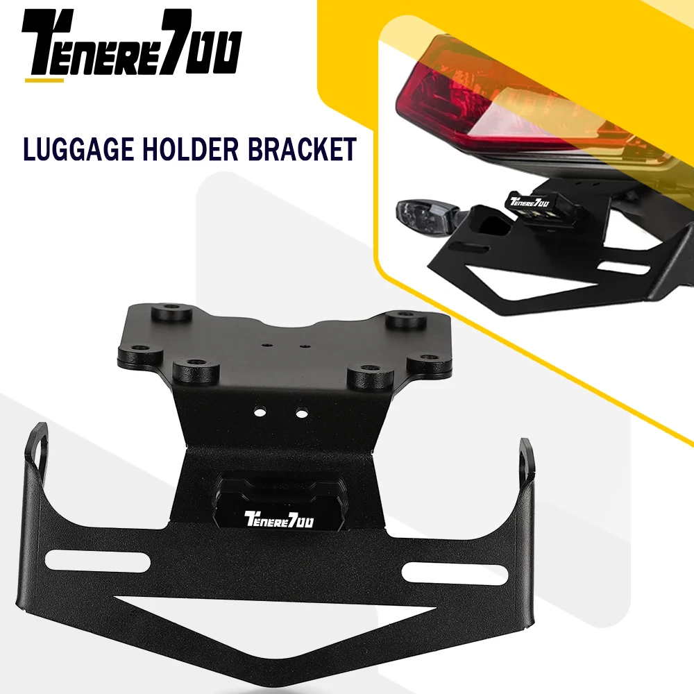 

For YAMAHA TENERE 700 RALLY TENERE700 2019 2020 2021 2022 2023 Motorcycle Accessories License Number Plate Holder Frame Bracket