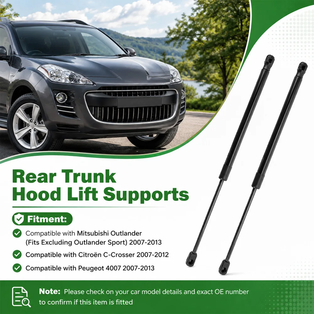 For Mitsubishi Outlander Peugeot 4007 Citroën C-Crosser 2007-2012 Rear Trunk Hood Lift Support 5802A007 5802A008 5802A303