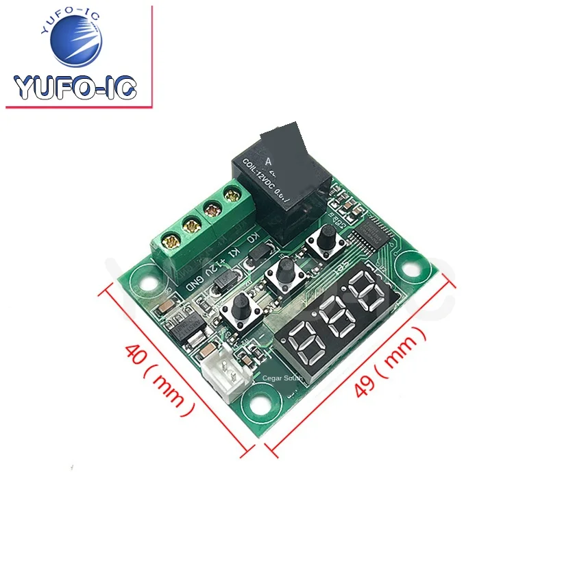 1PCS Digital Thermostat XH-W1209 High Precision Temperature Controller, The Temperature Switch Micro Thermal Control Plate