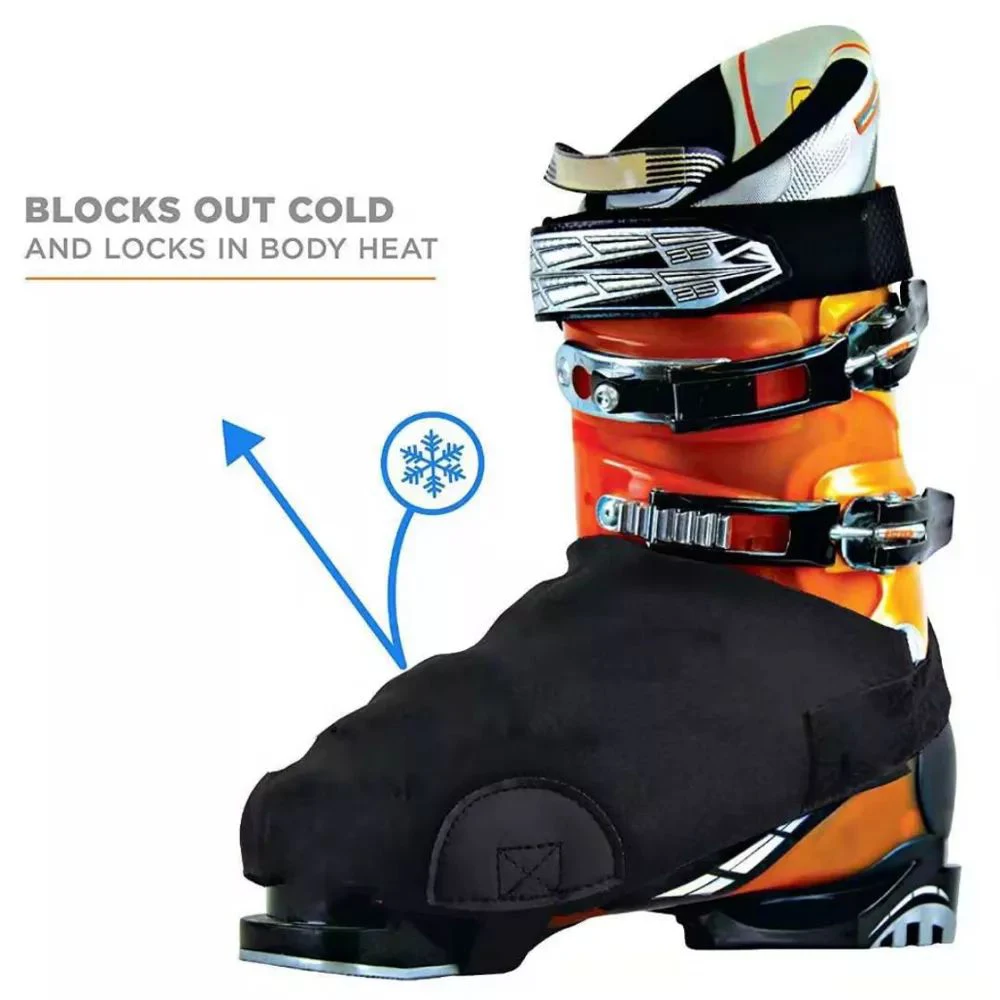 1 par botas de neve protetor cobre inverno ao ar livre botas de esqui e snowboard à prova dwaterproof água quente sapato cobre