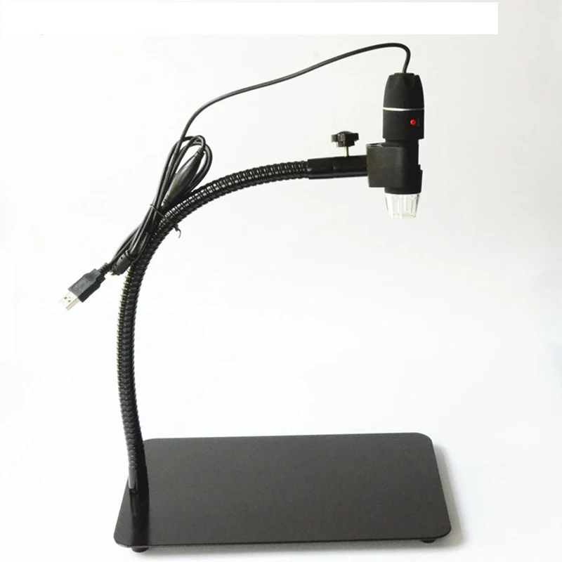 Portable Microscope Mount Flexarm Metal Hose with Metal Stand Suitable for Flashlight Mount  Stand Holder