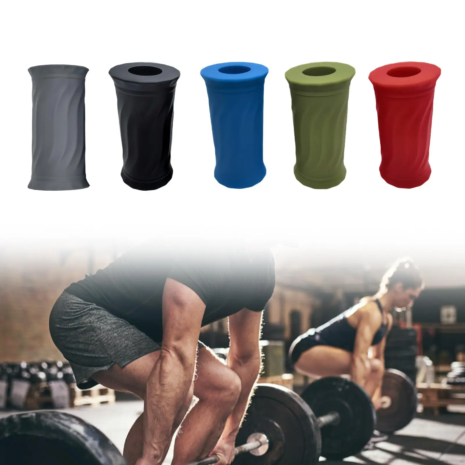 مقبض قضيب الوزن، معدات تدريب اللياقة البدنية، سهلة الاستخدام، مقبض الدمبل