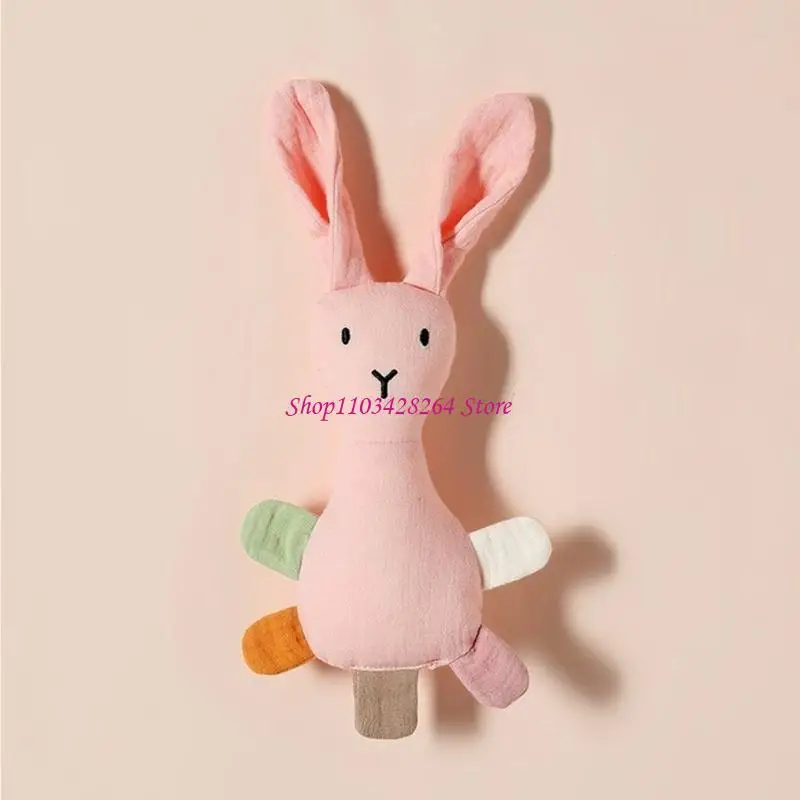 

Sleeping Doll Rabbit Snuggle Toy Sleep Toy Chewing Toy Teether Soothing Toy G2TD