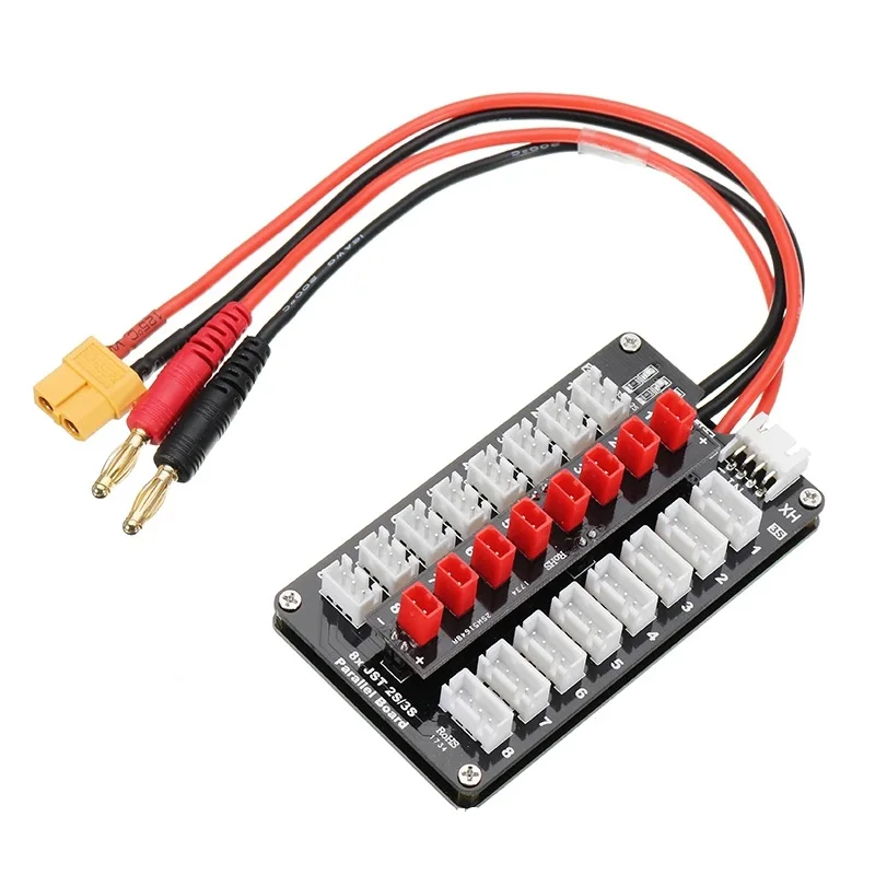 G.T.Power 2-3S Parallel Charging Board JST Plug Para Board for IMAX B6 ISDT Q6 D2 Battery Charger RC Models