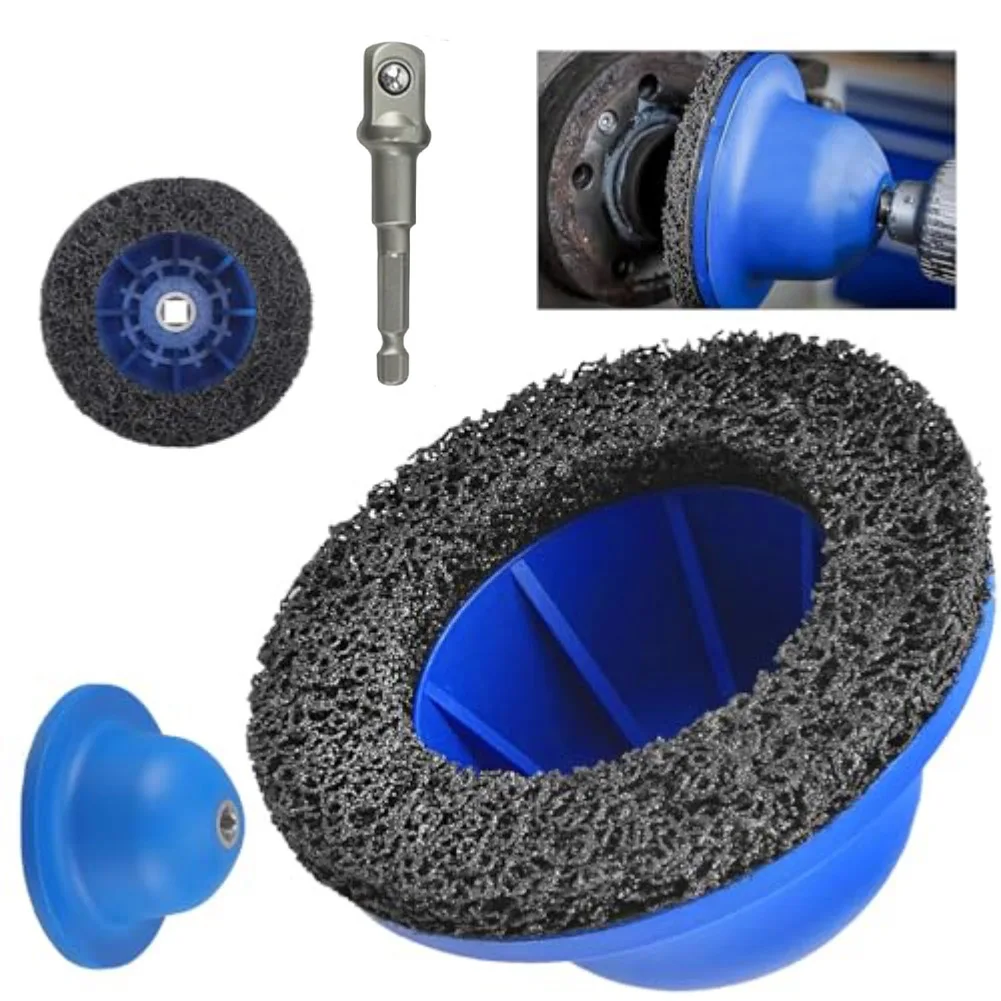 Wheel Hub Grinder Rust Grinding Wheel Cordless Polishing Tool With 1/2 Driver Socket For Tire Grinding Rust Removal Car Tools