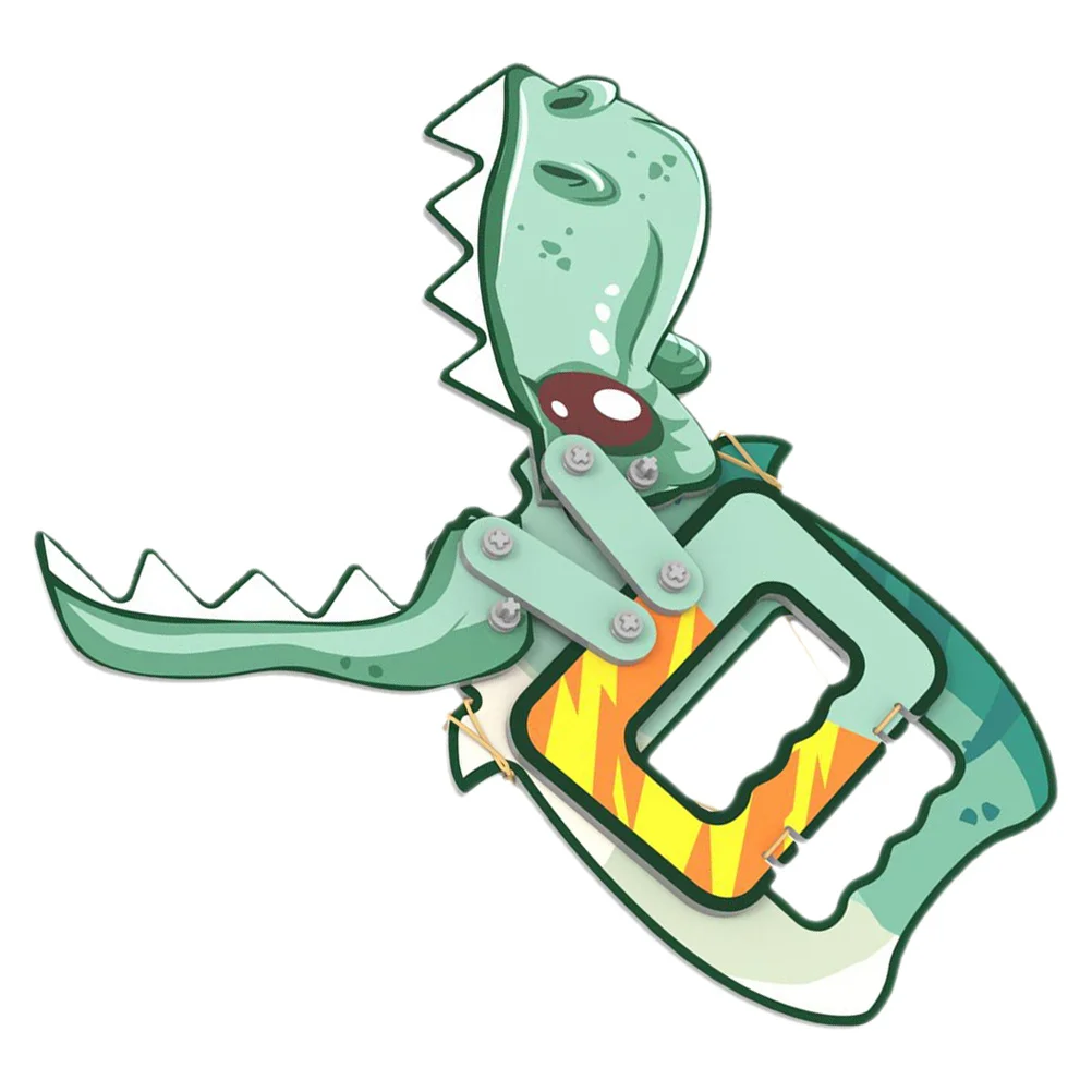 

1Set Dinosaur Grabber Stem Educational DIY Craft Mechanical Arm Puppet Interactive Science Learning for Kids