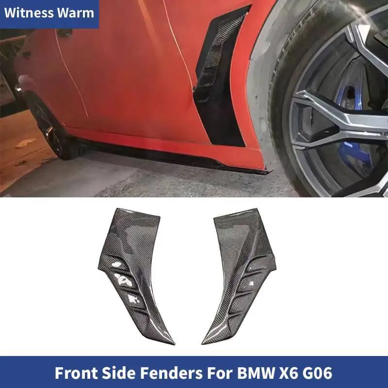 ÉColorado de Garde-Boue Latéral de Voiture en Fibre de Carbone FRP group, Non Peint, pour BMW X6 G06 2019-2021