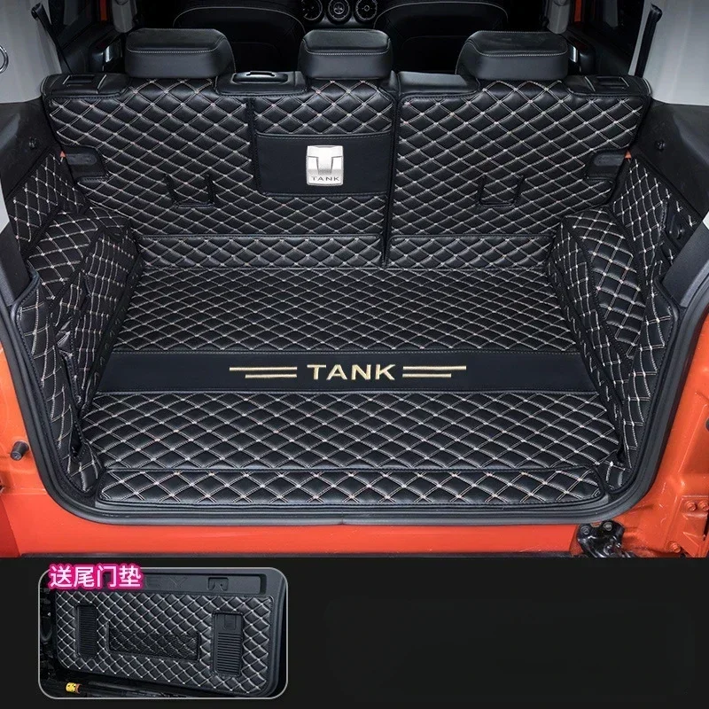 

НОВЫЕ Коврики в багажник из кожи, защита от загрязнений для GMW TANK 300 2020-2023, аксессуары для автомобиля
