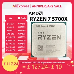 AMD Ryzen7 5700X R7 5700X 3.4GHz 8 Core 16 Thread CPU Processor 7NM L3 32M Socket AMD AM4 Gaming processador процессор