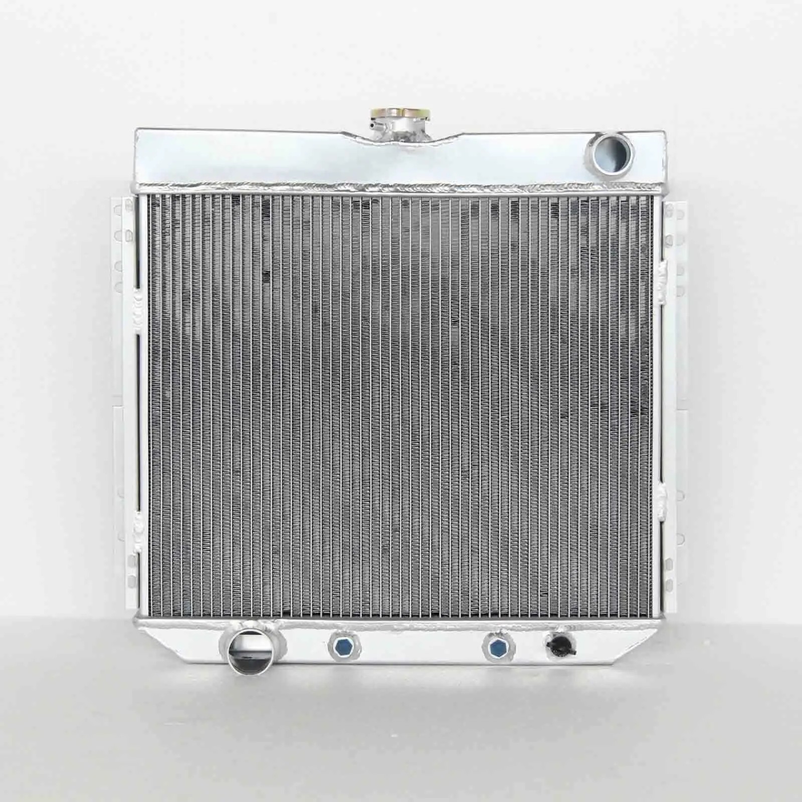 3 Row Aluminum Radiator Compatible For 1966-1970 Ford Mustang Falcon Torino Fairlane Comet Cougar