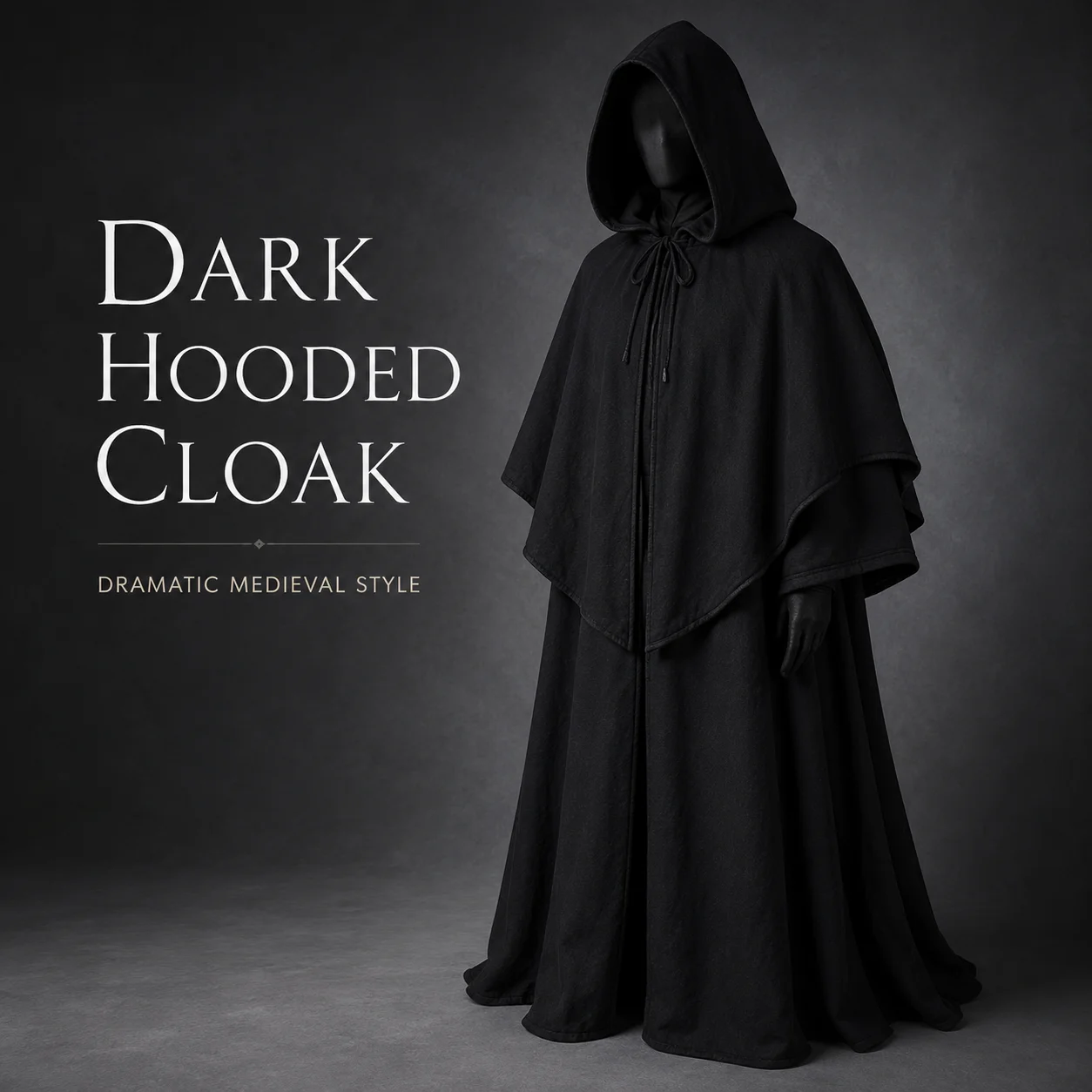 NUOYING Nouvelle Cape de Moine Magicien Médiéval 2026, Robe à Capuche Multicolore à Manches Longues, Costume Cosplay Gothique Rétro pour Halloween, Carnaval, Spectacle Scénique, Accessoire