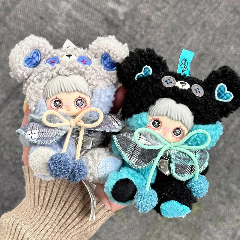 Novo autêntico maymei minúsculo urso biscoito série caixa cega kawaii ornamento saco charme presente de aniversário para meninas brinquedos da moda colecionáveis