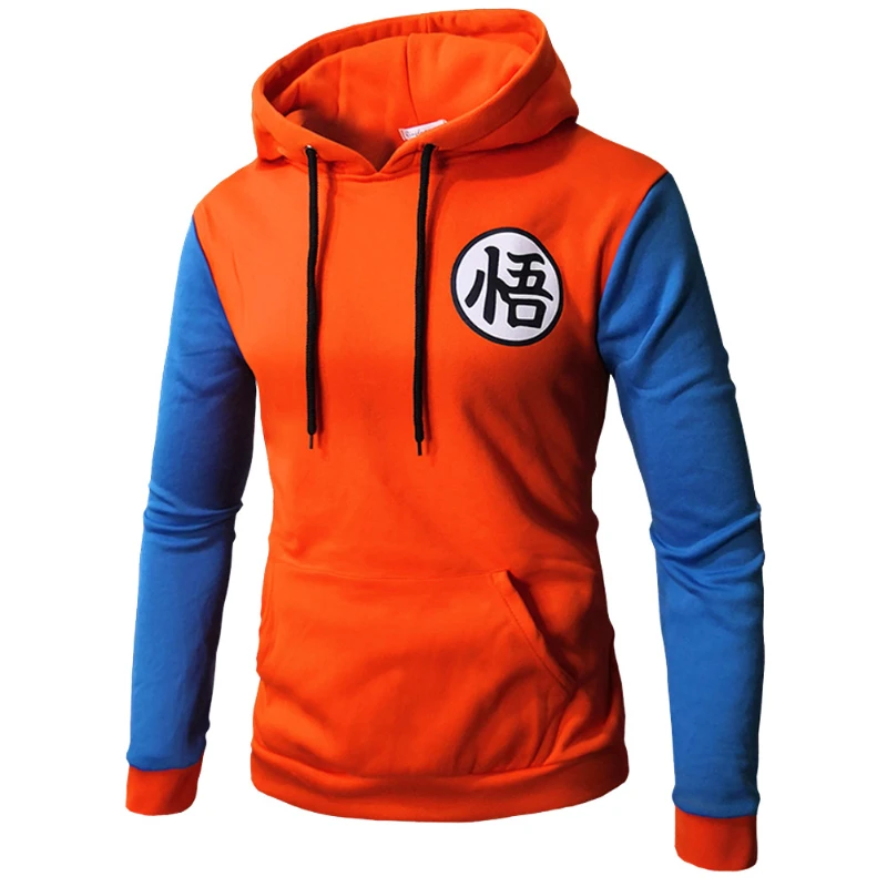 2024 new Anime Dragon Cosplay Costume HoodieSweatshirts Cardigan son Goku Kame Symbol Casual Cartoon Hoodies Tops Streetwear