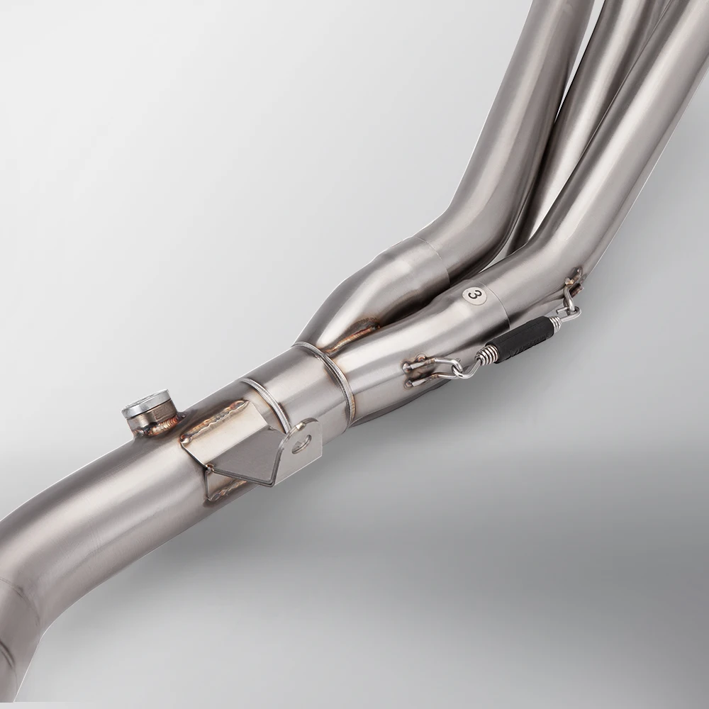 

Motorcycle full exhaust MT09 FZ09 MT-09 XSR09 Front Link Pipe Silp On GP tail muffler exhaust 2021-2023