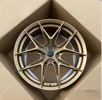 Flow Forming Bronze 17 18 19 Inch 5x108 5x112 5x114.3 5x120 Alloy Car Wheel Rims For Audi BMW Golf Lexus Toyota Honda Peugeot
