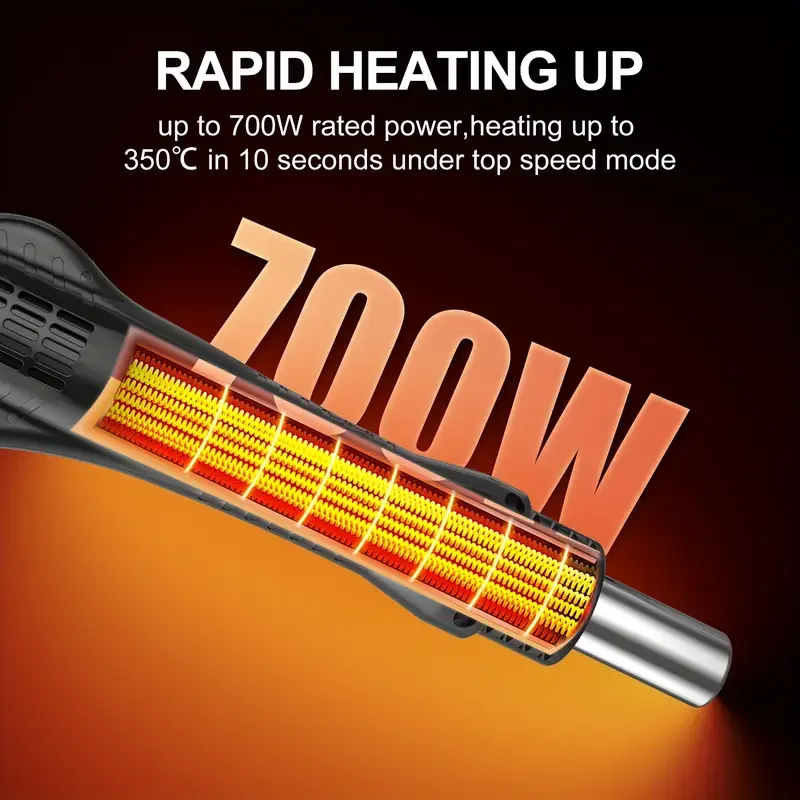 ILIBILIB 700W Solder Rework Station 2 in 1 Soldering Iron Kit Hot Air Heat Gun Station
