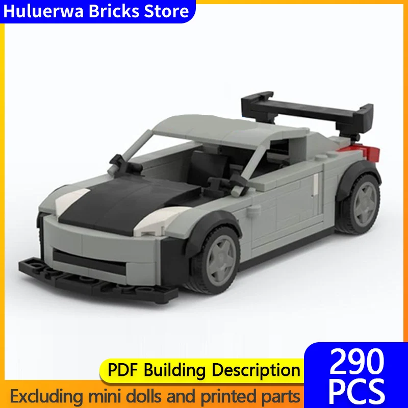

Модель городского автомобиля MOC, строительные кирпичи 350Z V6, модификация вуали, модульная технология автомобиля, подарки, праздник, сборка, детский игрушечный костюм