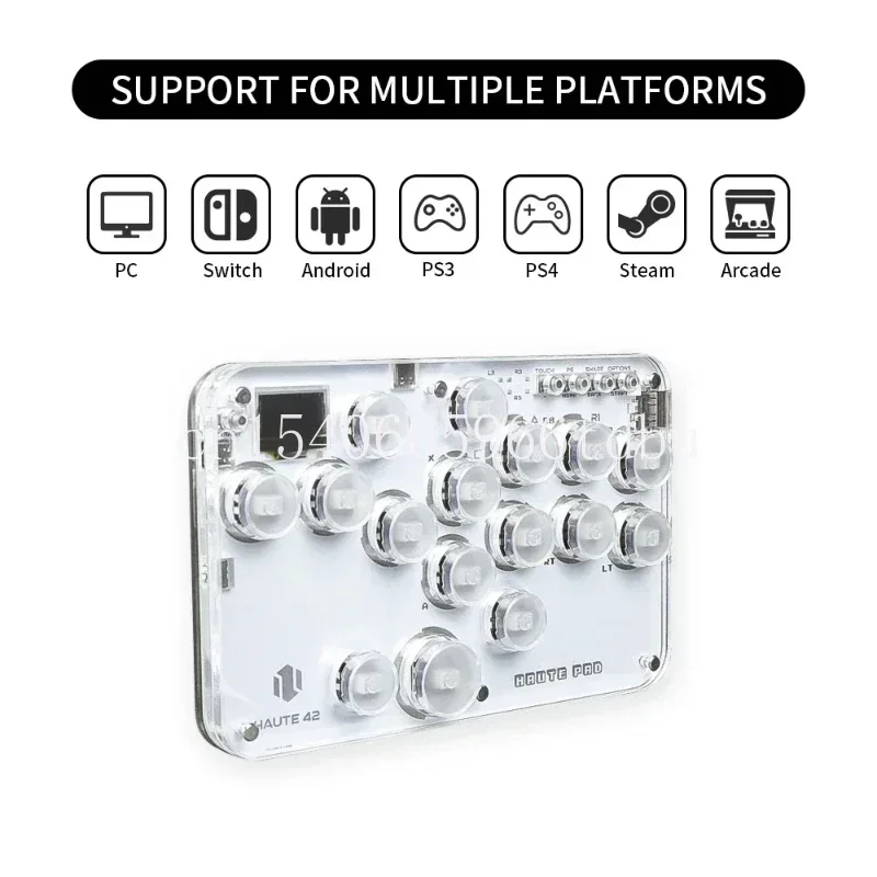 Mini Hitbox Fighting Game Arcade Keyboard Arcade Joystick Hitbox Controller Street Fight Sticks for PC /Ps3/ Ps4 /Switch
