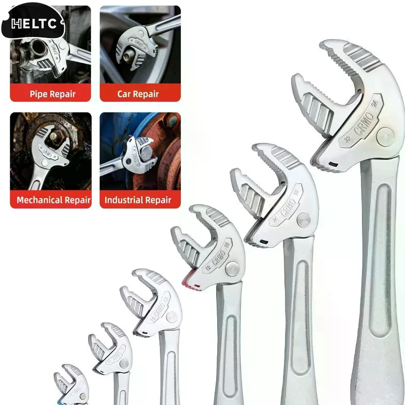 

Хромолибденовый ремонт автомобильного шасси, установка фланца трубопровода, трещотка, самозатягивающийся регулируемый гаечный ключ с крабовым когтем