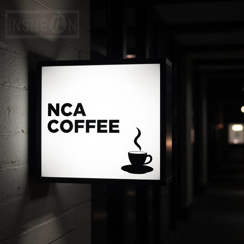 Custom Outdoor LED Light Box Sign Waterproof Acrylic Business Storefront Signage with Double Sided Illumination