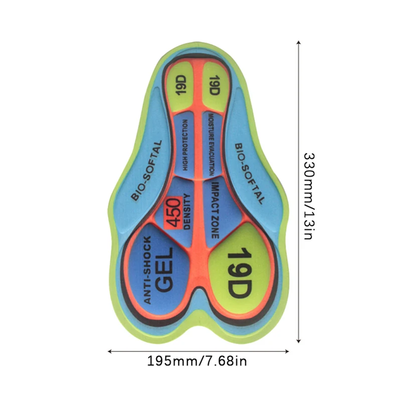 دراجة ركوب قاعدة وسادة الدراجات السراويل وسادة تنفس ثلاثية الأبعاد 9D 12D 19D 20D PadSport الملابس الداخلية هلام السيليكا وسادة ركوب الملحقات